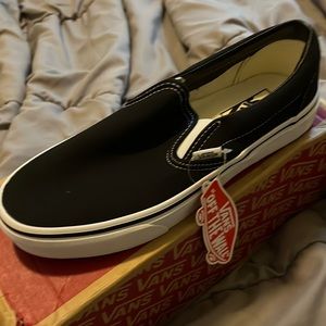 Black Slip On Vans